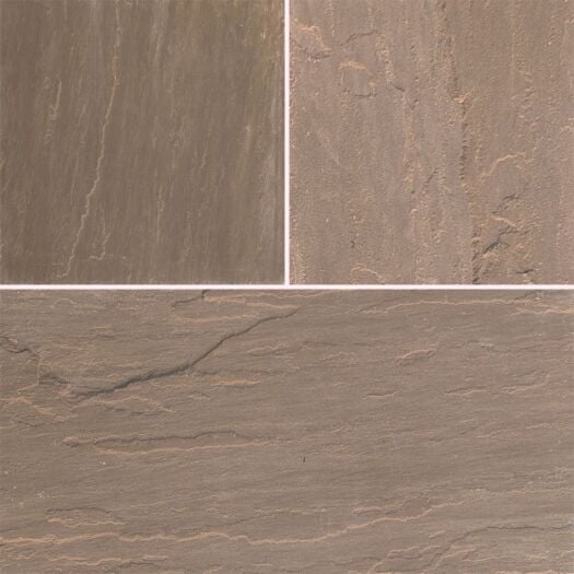 Paving Superstore_Riven Sandstone 'Ideal Range' Autumn Brown-PAVING SLABS