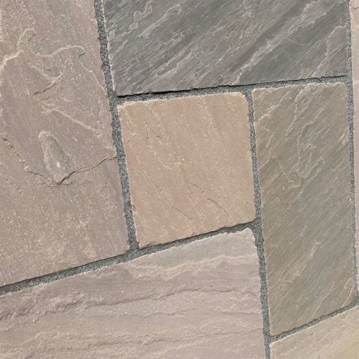 Paving Superstore _ Antique Sandstone 'Select Range' Autumn Brown - PAVING SLABS