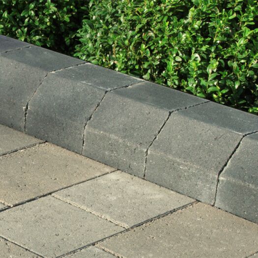 Stonemarket Paving _ Concrete 'Avenu' Charcoal - BLOCK PAVING KERBS