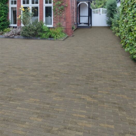 Stonemarket Paving _ Concrete 'Avenu Linear' Grey - BLOCK PAVING