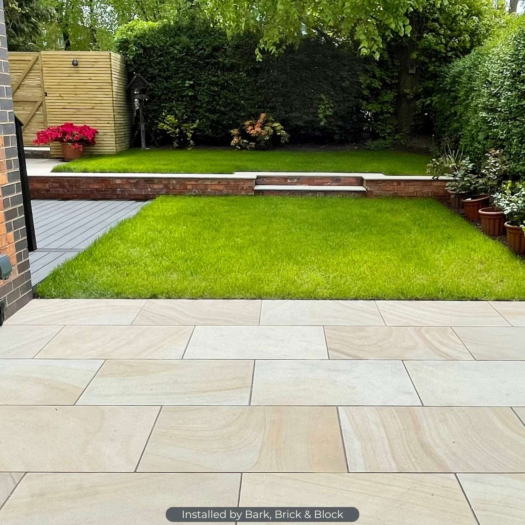 London Stone _ Sawn Sandstone Light Buff - PAVING SLABS