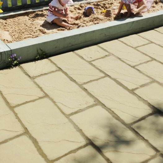 Bowland Stone _ Concrete 'Cathedral' Barley - PAVING SLABS