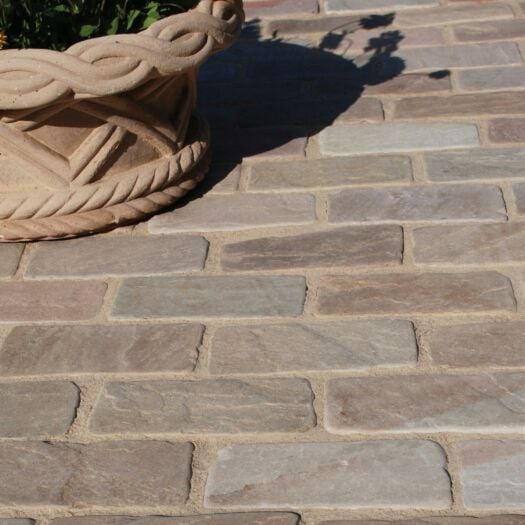 Strata Paving _ Antique Sandstone Camel - BLOCKSETTS
