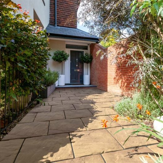 Stonemarket Paving _ Concrete 'Bourton' Buff - PAVING SLABS