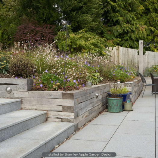 London Stone _ Natural Granite Silver Grey - PAVING SLABS