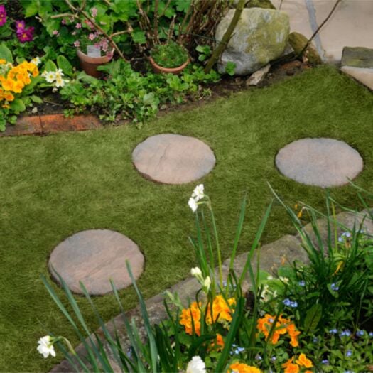 Brett Paving _ Concrete Circular - Brown - STEPPING STONES
