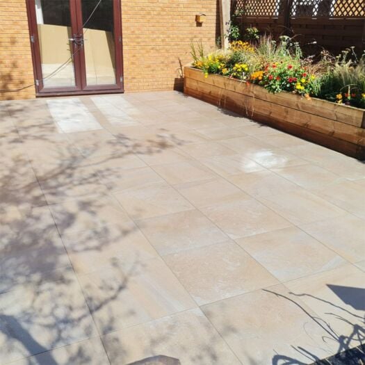 Paving Superstore _ Porcelain 'Select Italian Range' Canyon Sand - PAVING SLABS