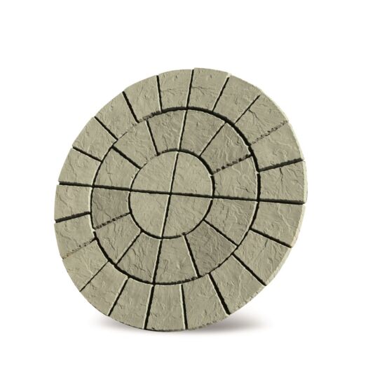 Bowland Stone_Concrete 'Cathedral' Weathered York-PAVING CIRCLE FEATURE KITS