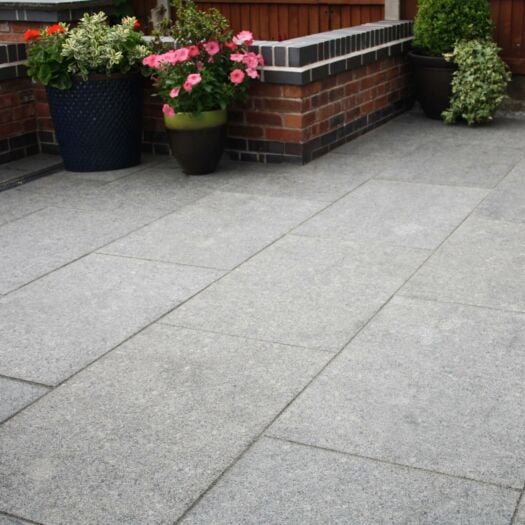 Talasey _ Porcelain 'Vitripiazza Cava' Granito Pewter - PAVING SLABS