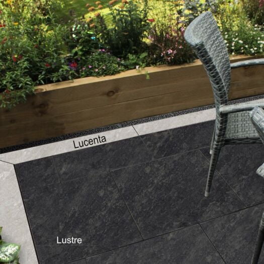 Talasey _ Porcelain 'Vitripiazza Cava' Quartz Lucenta - PAVING SLABS / BORDER TILES