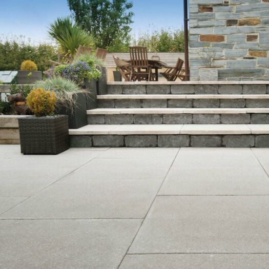 Brett Paving_Concrete 'Chaucer' Natural-PAVING SLABS