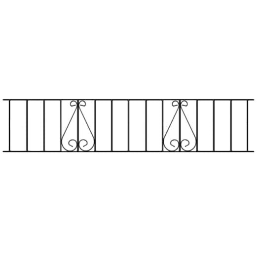 Burbage _ Classic Scroll Railing - Panel