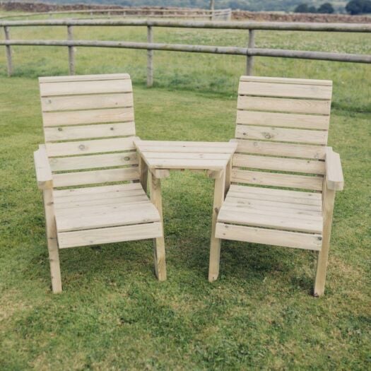 Paving Superstore _ 'Rustic Country' - Clover Loveseats Angled Set