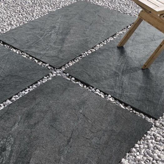 Paving Superstore _ Porcelain 'Select Range' County Anthracite - PAVING SLABS