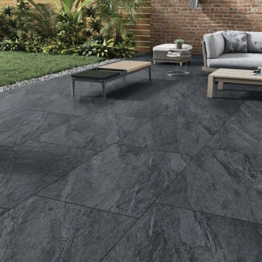 Paving Superstore _ Porcelain 'Ideal 900 Range' County Anthracite-PAVING SLABS