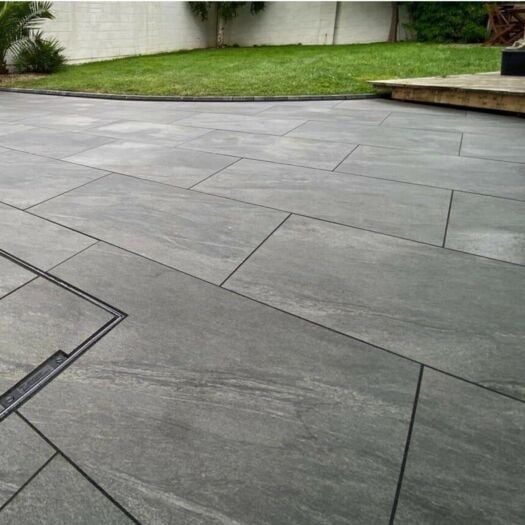 Paving Superstore _ Porcelain 'Select Range' County Gris - PAVING SLABS