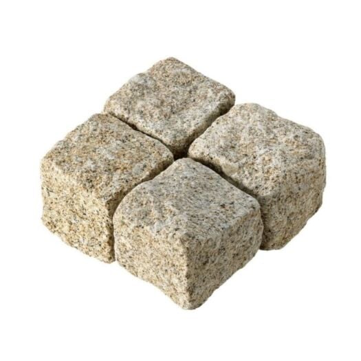 Paving Superstore Pro Range _ Granite 'Imperial' Yellow - HANDCUT SETTS