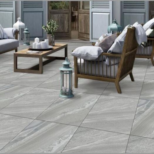 Paving Superstore _ Porcelain 'Primary Range' Crossover Grey - PAVING SLABS