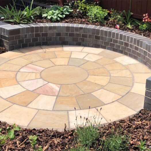 Circular Paving Slabs & Patio Circle Kits Free UK Delivery