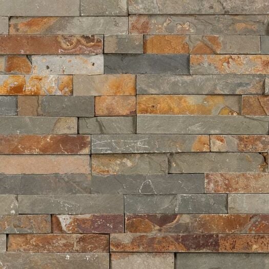 Stonemarket Paving _ Slate 'Exilis Splitface' Copper Slate-WALL CLADDING