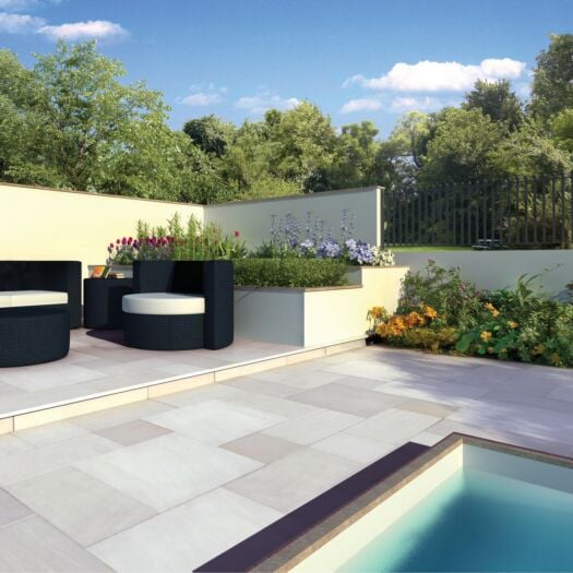 Strata Paving _ Sawn & Honed Sandstone 'Elegance' Mint-PAVING SLABS