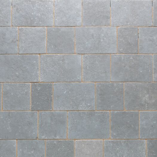 Stonemarket Paving_Sawn & Tumbled Limestone 'Elemental Paviors' Platinum-BLOCK PAVING