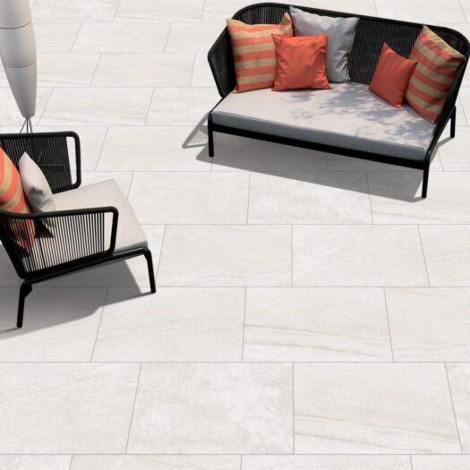 Paving Superstore _ Porcelain 'Element Range' Everest Pearl - PAVING SLABS