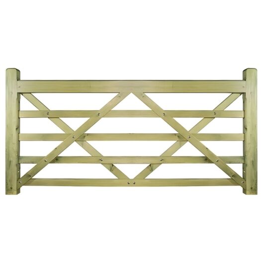 Burbage _ Evington Wooden Farm / Field Style - Gate