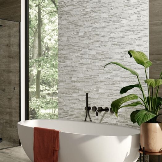 Paving Superstore _ Porcelain 'Italiano Externo' White - WALL CLADDING