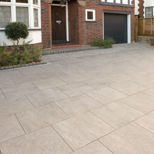 Brett Paving _ Porcelain 'GeoCeramica Fiordi Driveway 60' Grigio - DRIVEWAY SLABS