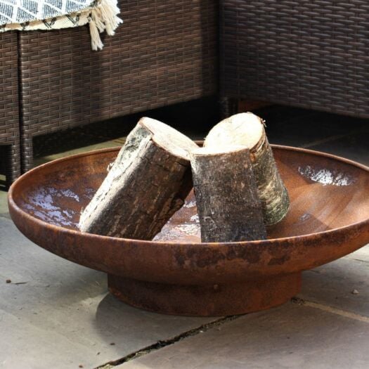 Paving Superstore Pro Range _ Mild Steel - Flame Fire Pit - Rust