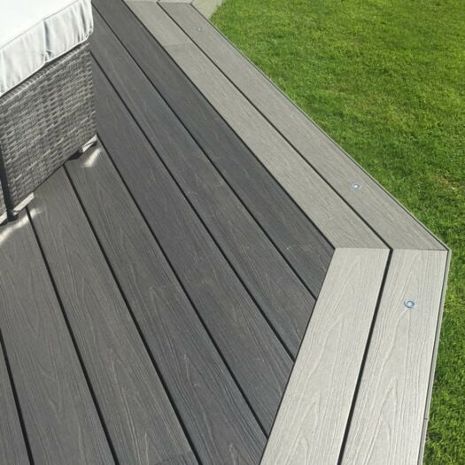 Ecoscape UK_Composite Decking-'Forma' Decking Kit Argent