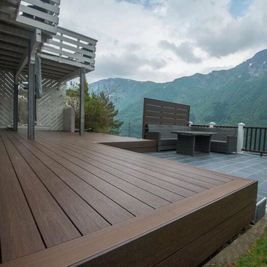 Ecoscape UK_Composite Decking-'Forma' Decking Kit Havana