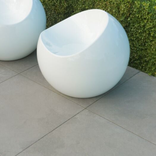 Stonemarket Paving _ Porcelain 'Fortuna Vitrified' Silver-PAVING SLABS