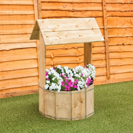 Greena_Wishing Well Pressure Treated Timber Planter 