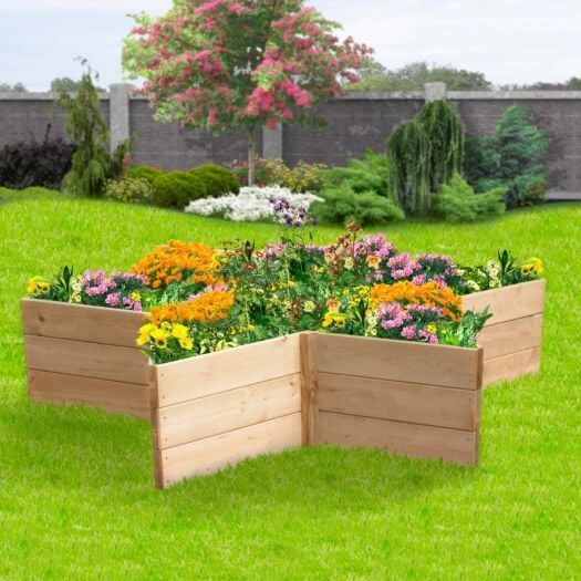 Greena_Star Pressure Treated Timber Raised Bed-High