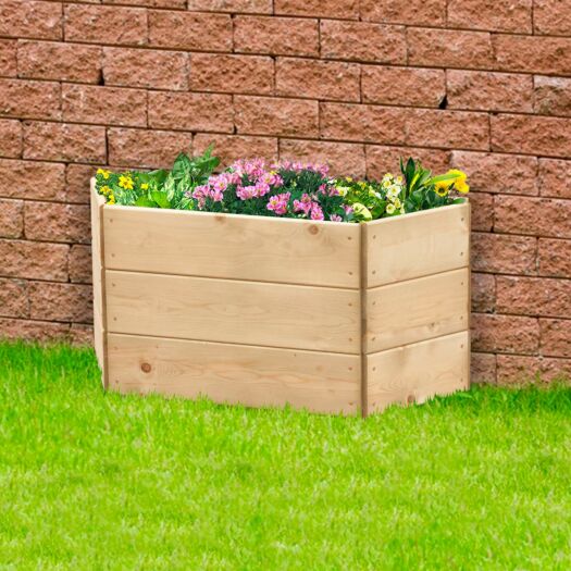 Greena _ Wall Planter Pressure Treated Timber Raised Bed - High