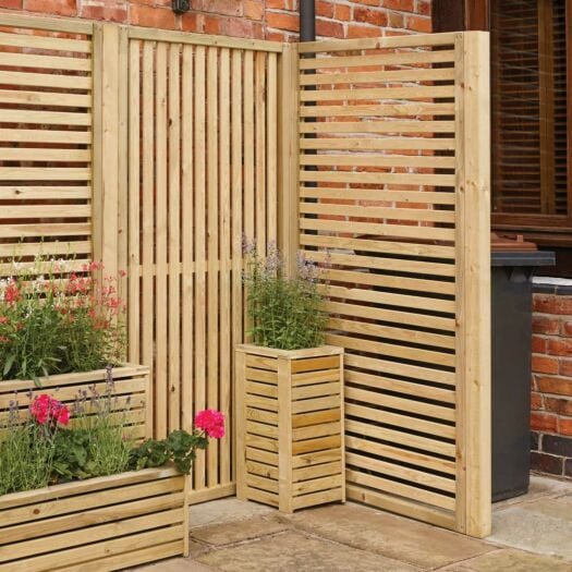 Rowlinson _ Garden Creations Vertical Slat Screen Multipacks