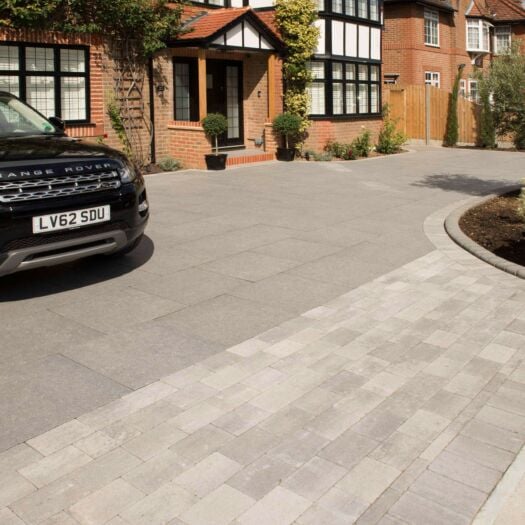 Brett Paving _ Porcelain 'GeoCeramica Bluestone Driveway 60' Gris Claro-DRIVEWAY SLABS