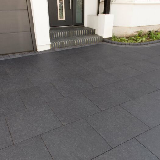 Brett Paving_Porcelain 'GeoCeramica Bluestone Driveway 60' Noir Puro-DRIVEWAY SLABS