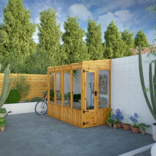 Mercia _ Woodsman Pent Lean To Glass - Greenhouse