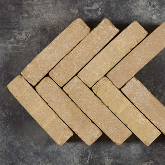 London Stone _ Tumbled Clay Golden Buff - CLAY PAVERS