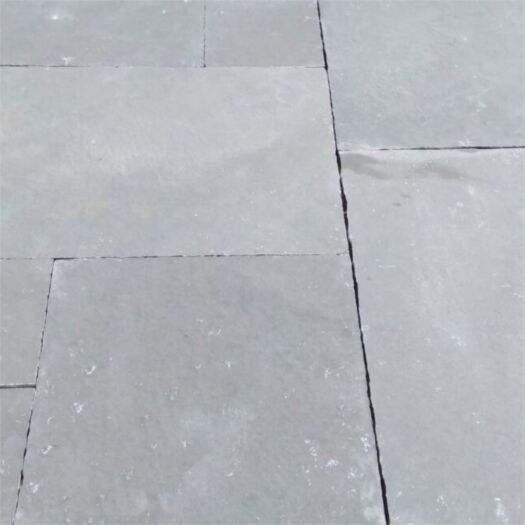 Paving Superstore_Riven & Brushed Limestone 'Ideal Range' Grey Limestone-PAVING SLABS