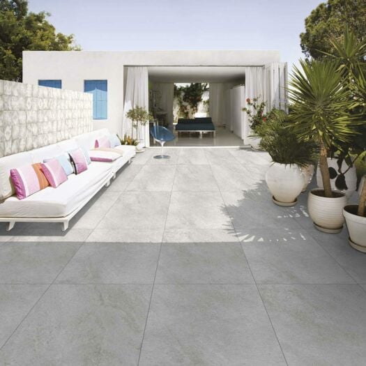 Paving Superstore _ Porcelain 'Select Range' Hammer Stone Grey-PAVING SLABS