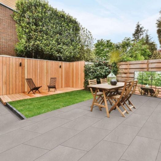 Paving Superstore _ Porcelain 'Primary Range' Hammer Stone Grey - PAVING SLABS