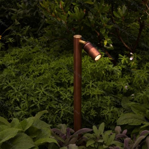 Hunza_PURE LED Euro Single Pole Lights-Copper-Garden Lighting