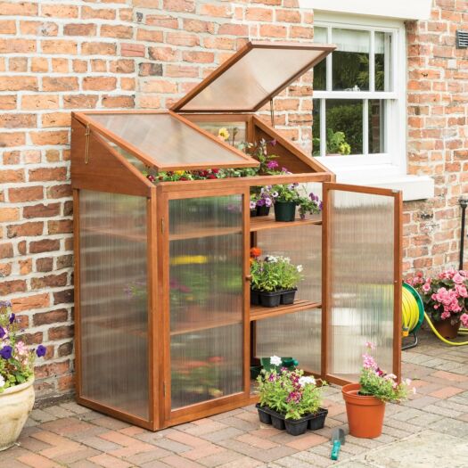 Rowlinson_Hardwood Mini Greenhouse