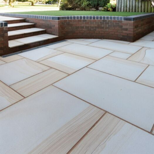 Paving Superstore _ Sawn & Honed Sandstone 'Select Range' Indian York-PAVING SLABS