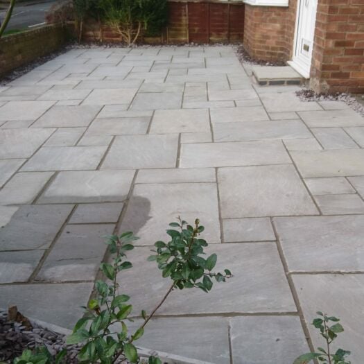 Paving Superstore _ Riven Sandstone 'Select Range' Kandla Grey - PAVING SLABS