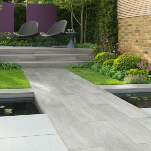 Stonemarket Paving _ Porcelain 'Knotwood Vitrified' Birch - PAVING SLABS